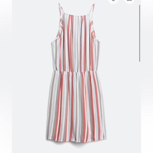 Market & Spruce Red and White Tiered Wrap Sundress size medium. - Picture 5 of 11